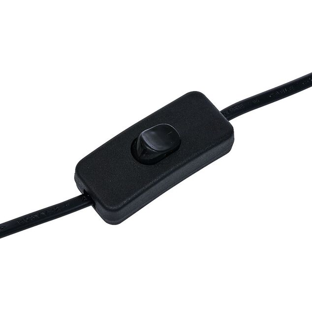 Lampe socle cylindre m&eacute;tal noir &Oslash;8xH12cm