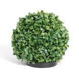 Boule feuille artificielle 35 LED blanc chaud &Oslash;23xH20,5cm