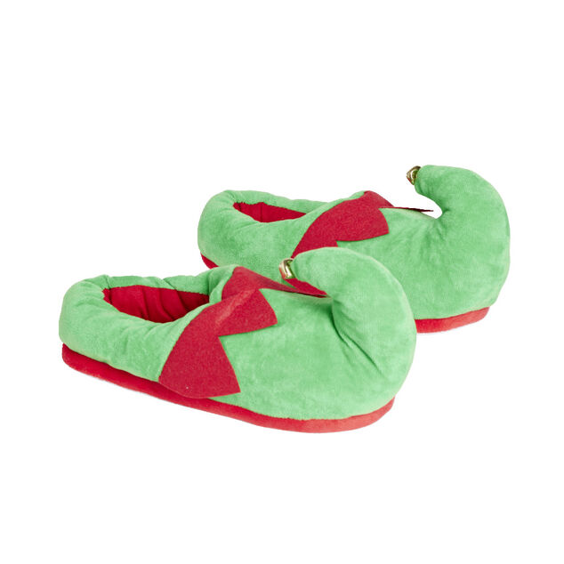 Chaussons No&euml;l mixte lutin verts T36 &agrave; 45