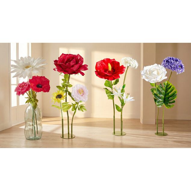 Fleur artificielle XL lys blanc H115cm