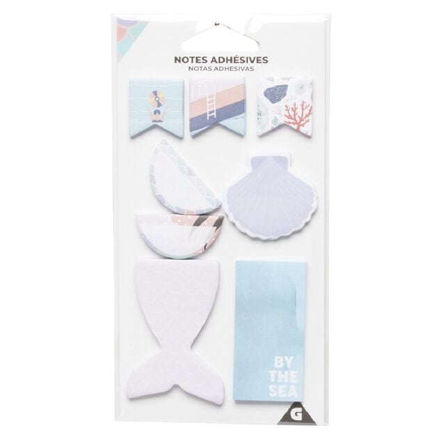 &Eacute;tiquette adh&eacute;sive repositionnable design marine