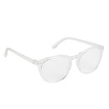 Lunette loupe de lecture unisexe en plastique et métal blanc