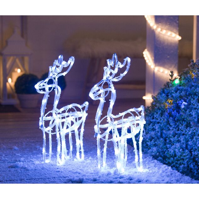 Renne lumineux 3D 80 LED