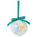 Boule Mon 1er Noël Disney Winnie L'ourson vert clair Ø7,5cm