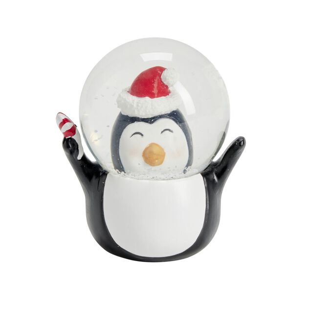 Boule &agrave; neige No&euml;l traditionnel personnage 9x6,5xH9cm (4 mod&egrave;les)