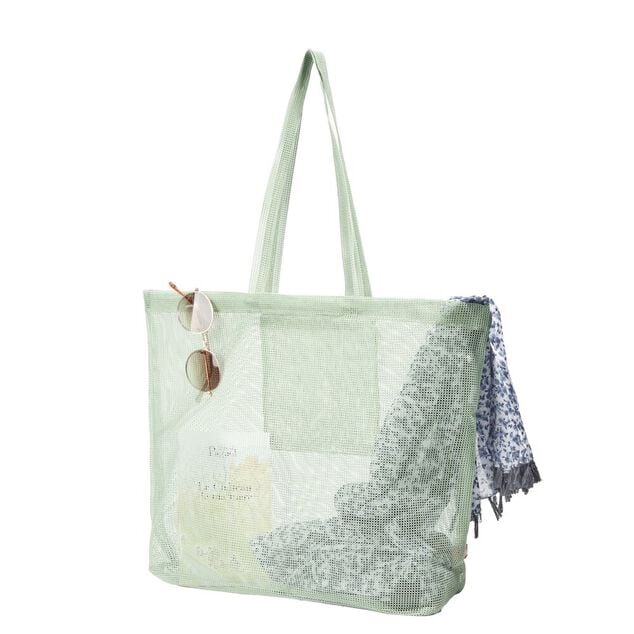 Sac mesh polyester grand format L48x36xH14cm - 4 coloris