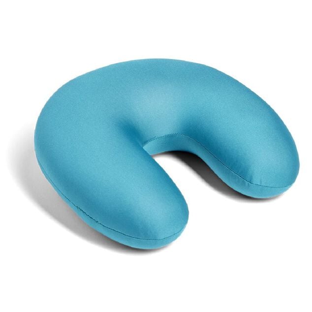 Coussin de voyage vert 28x28x9cm