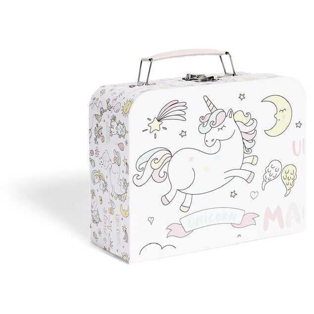 Mallette de transport enfant 20xH8,5x15,5cm - 2 mod&egrave;les