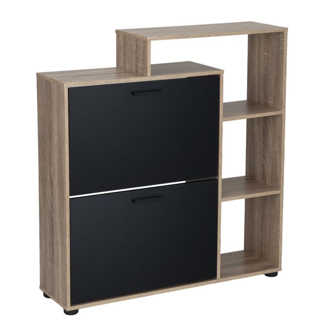 Range chaussures bois Markus 12 paires 86,5x24xH92cm