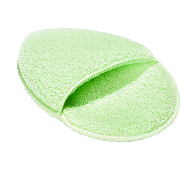 Brosse nettoyante visage en silicone et &eacute;ponge