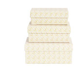 Lot de 3 boîtes de rangement - 3 modèles