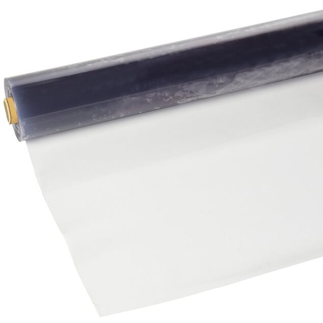 Toile cir&eacute;e cristal transparent 140 cm