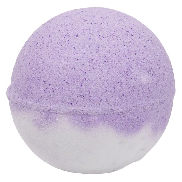 Bombe de bain senteur lavande &Oslash;7,5cm 250g