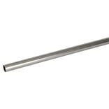 Tringle &agrave; rideau m&eacute;tal gris &Oslash;2xL250cm