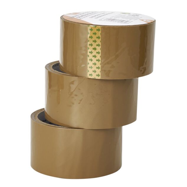 Rouleau adhésif marron L.25 m