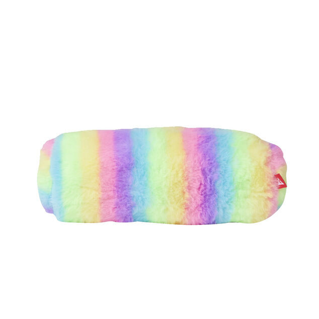 Trousse fausse fourrure polyester multicolore &Oslash;7xL21cm