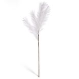 Feuillage artificiel herbe de la pampa blanc H91cm