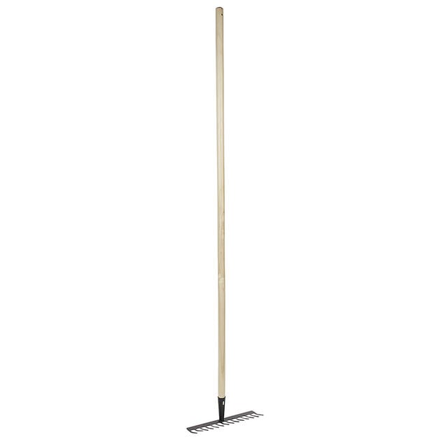 R&acirc;teau 14 dents m&eacute;tal manche en bois