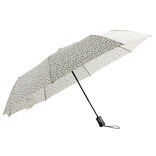 Parapluie pliable automatique motif coeur L24cm
