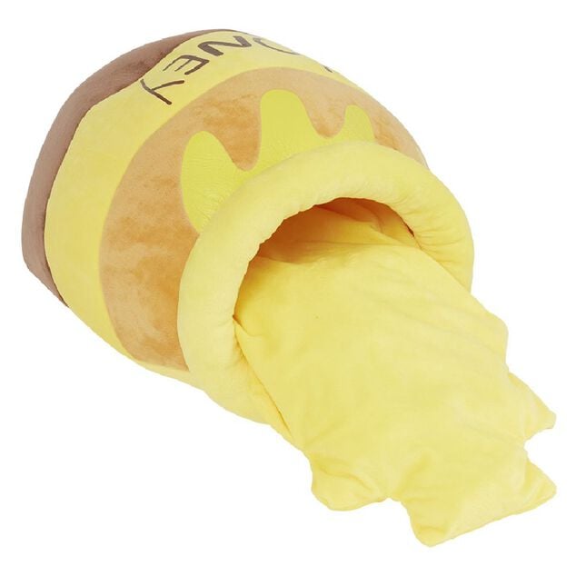 Panier couchage chat forme pot de miel 37x25xH21cm