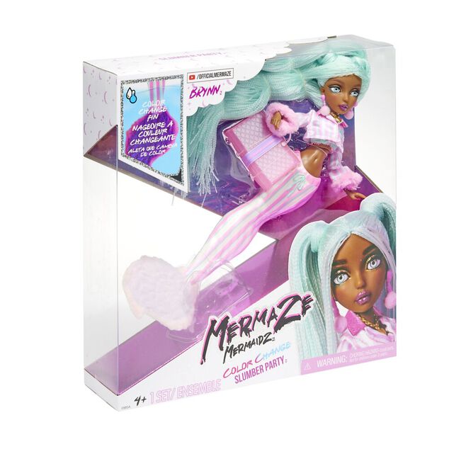 Poup&eacute;e mannequin sir&egrave;ne Mermaze Mermaidz changement de couleur L34cm (5 mod&egrave;les)
