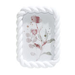 Cadre photo plastique contour torsad&eacute; 13x18cm (4 mod&egrave;les)