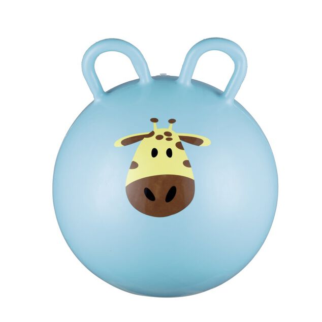 Ballon sauteur enfant gonflable avec poign&eacute;es &Oslash;47xH45cm (3 mod&egrave;les)