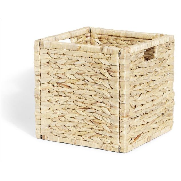 Panière Box Cube jacynthe 31x31x31cm