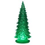 Sapin lumineux déco H19cm plastique (3 coloris)
