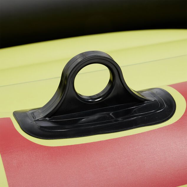 Bateau gonflable 1 personne Tropicana jaune et rouge 98x185cm