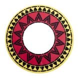Set de table rond imprim&eacute; &Oslash;38cm