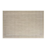 Set de table rectangulaire PVC 30x45cm effet tissé losange beige