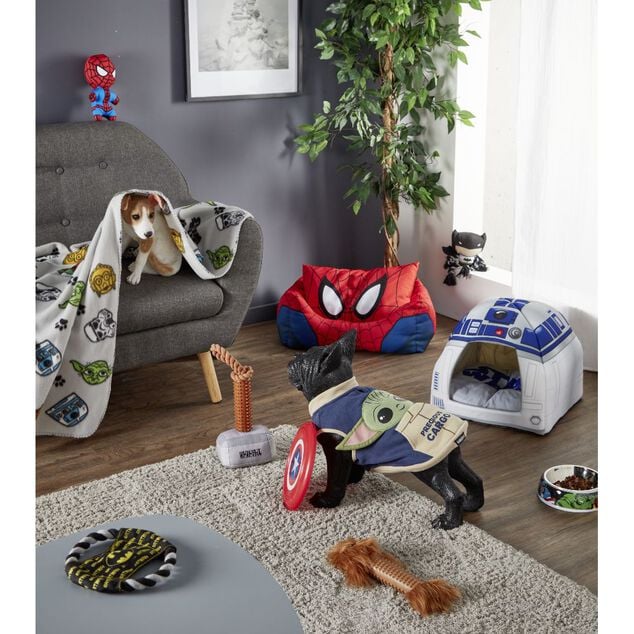 Plaid pour chien ou chat Star Wars gris