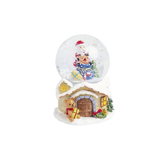 Boule &agrave; neige No&euml;l &Oslash;8,3xH10,5 cm (4 mod&egrave;les)