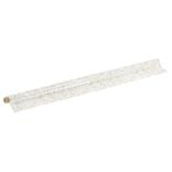 Toile cirée nacré or blanc L140cm