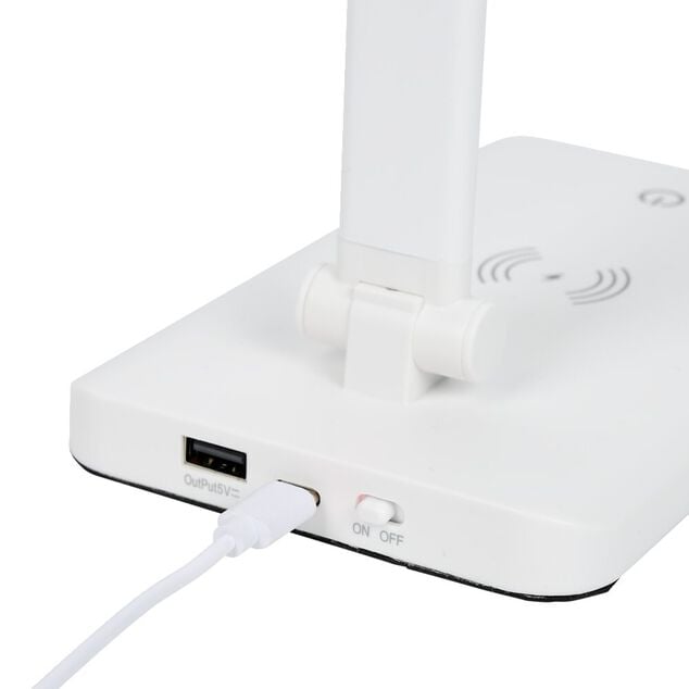 Lampe de bureau LED avec chargeur induction