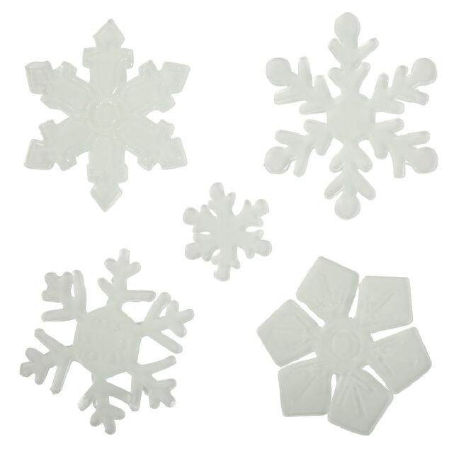 Décoration de Noël pour fenêtre phophorescente (2 modèles)