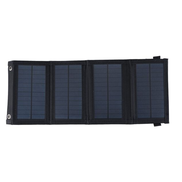 Chargeur solaire nomade noir 8W