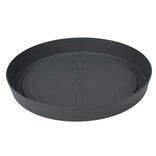 Soucoupe plastique pour pot rond 23 L gris anthracite
