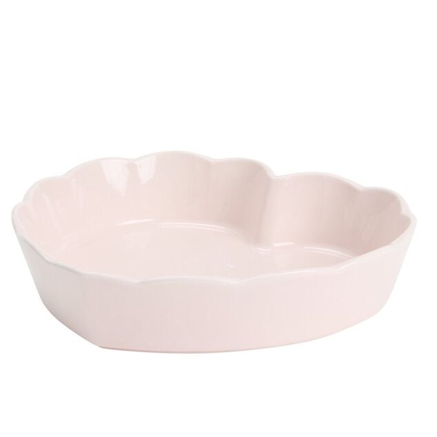 Moule &agrave; g&acirc;teau forme coeur en c&eacute;ramique 24,5x26,5cm (2 mod&egrave;les)