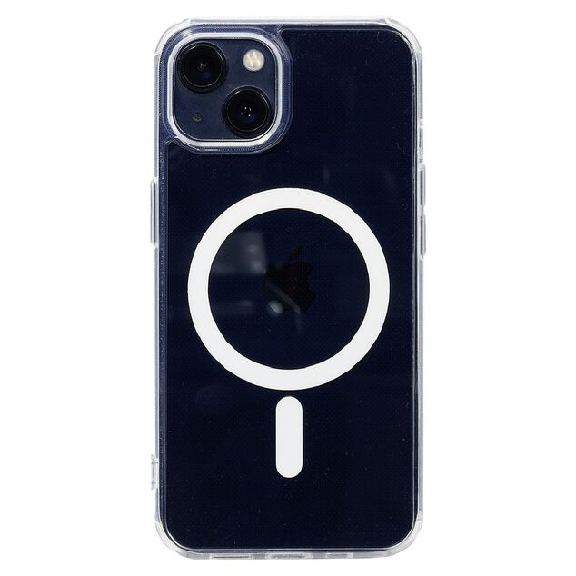Coque magn&eacute;tique iPhone 13 Mini transparent