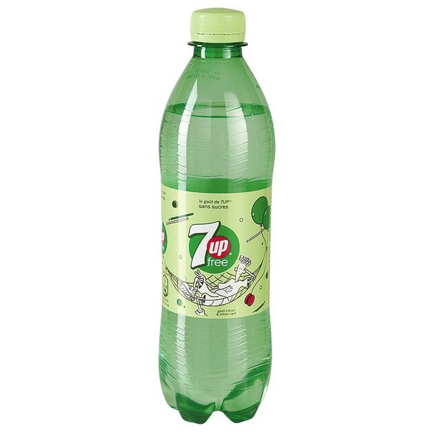 Bouteille de Seven up free 50cl