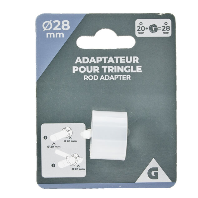 Adaptateur de tringle &agrave; rideaux &Oslash;28mm