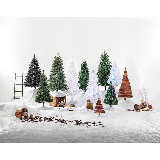 Sapin de No&euml;l artificiel H180cm 370 branches blanc