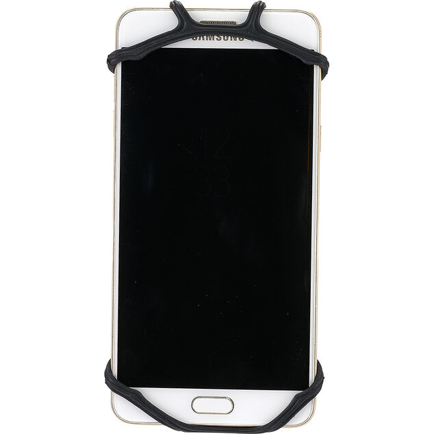 Support de t&eacute;l&eacute;phone pour v&eacute;lo plastique noir