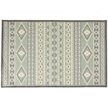 Tapis de cuisine latex imprimé vert 80x50 cm