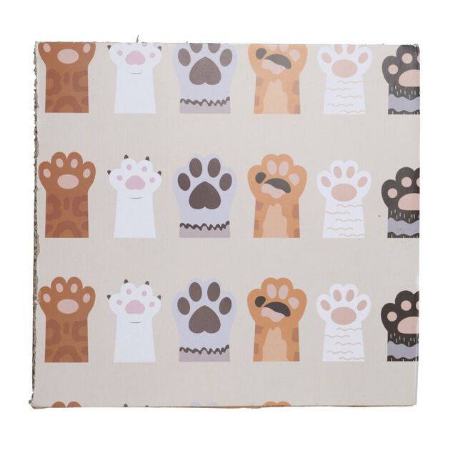 Jouet pour chat x6 perche balles peluches griffoir en carton