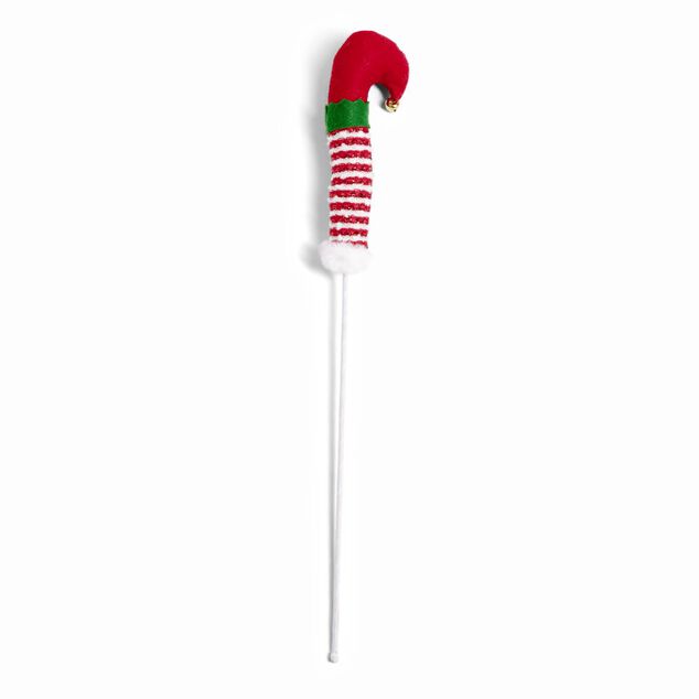 Jambe lutin No&euml;l &agrave; planter H56cm (2mod&egrave;les)
