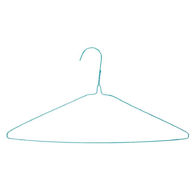 Cintre métallique coloré x8