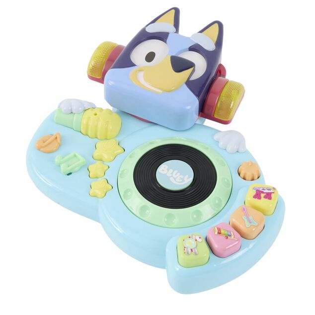Jeu platine DJ enfant Bluey son et lumi&egrave;re violet 29x7,5xH27cm